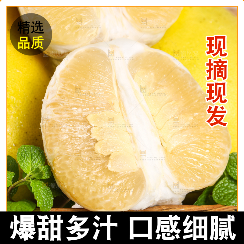 浅底上的沙田柚