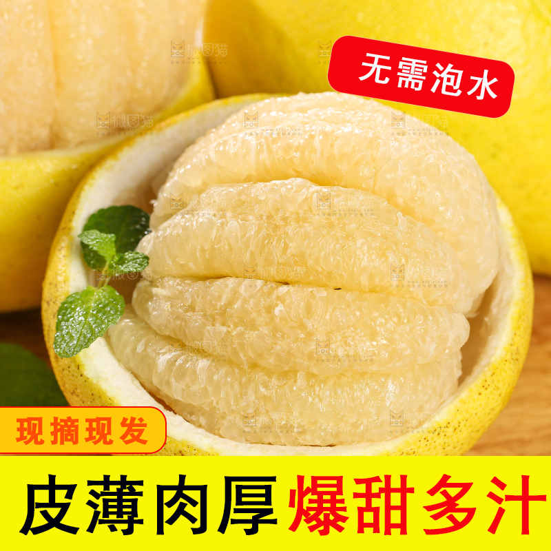 浅底上的沙田柚
