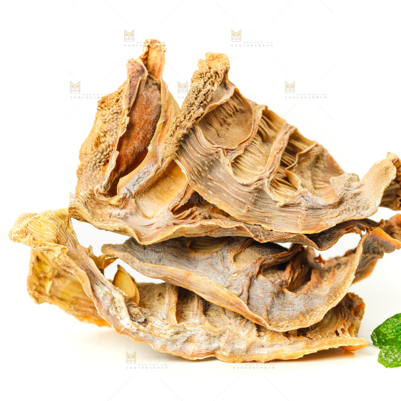 白底上的冬笋片