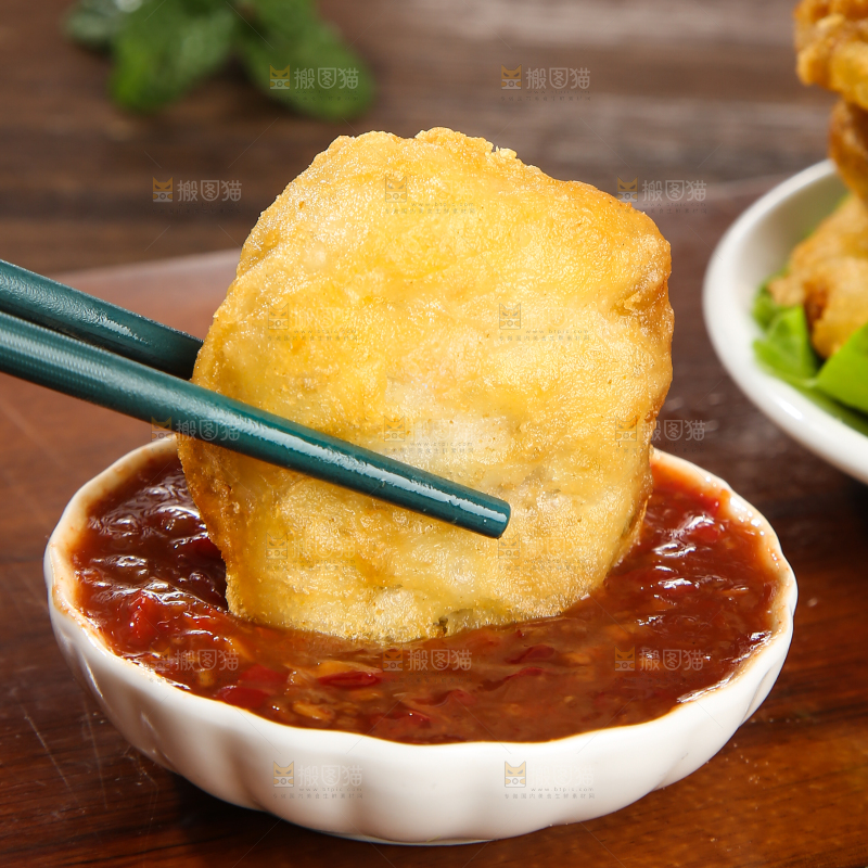 木底上的藕夹