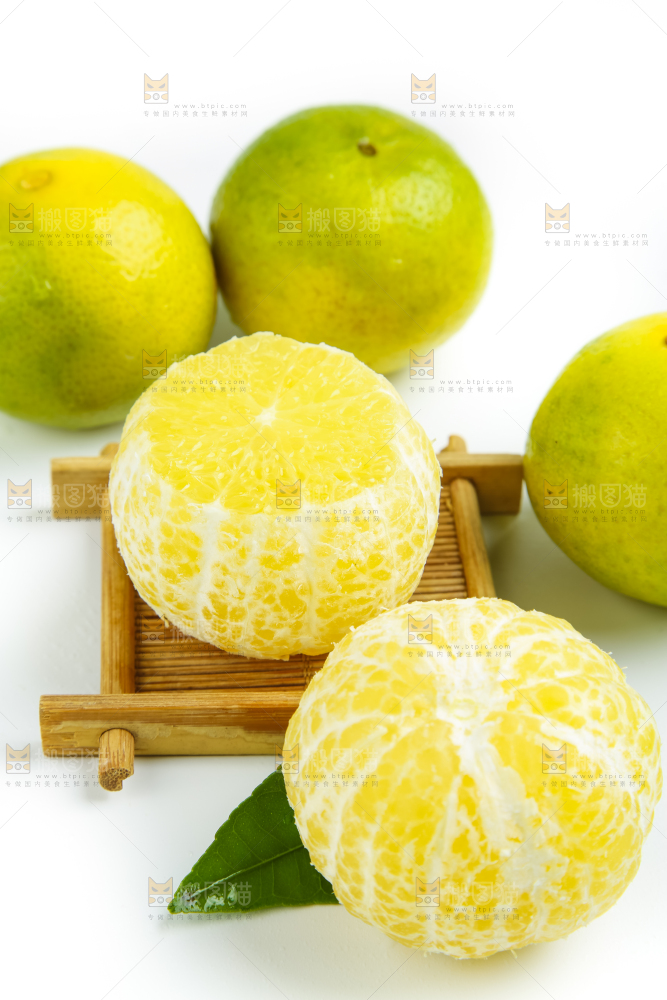 白底上的皇帝柑