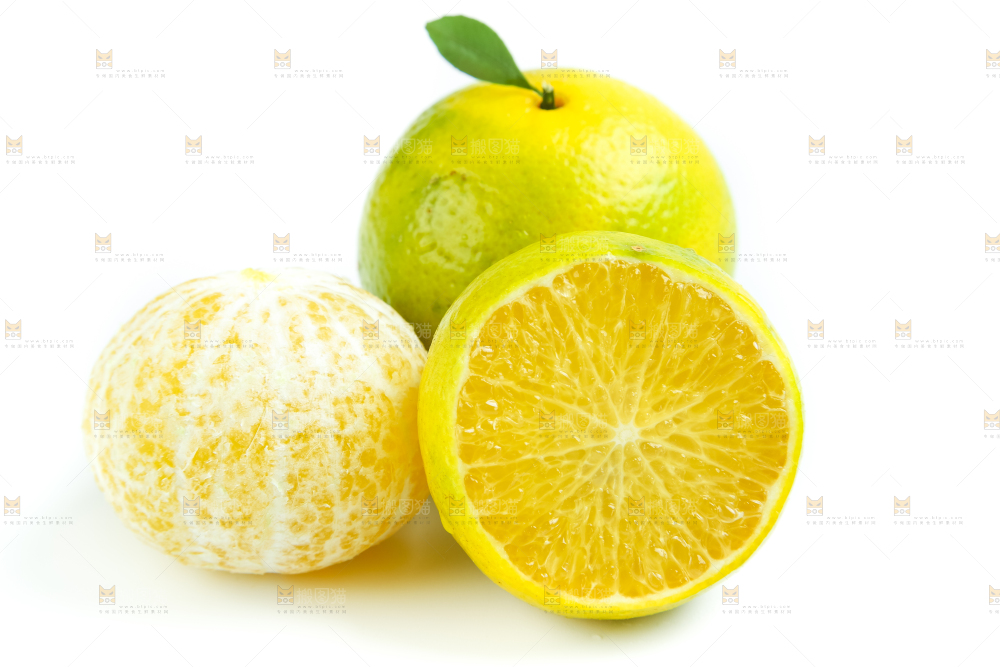 白底上的皇帝柑