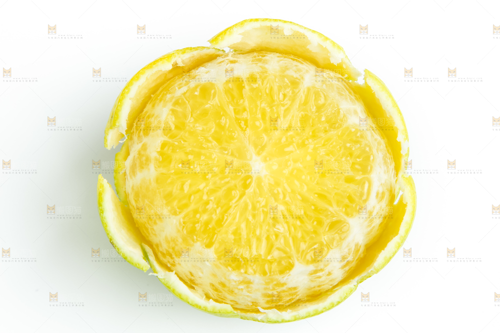 白底上的皇帝柑