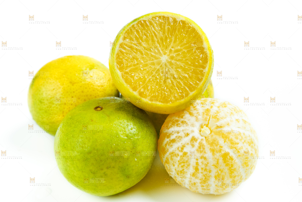 白底上的皇帝柑