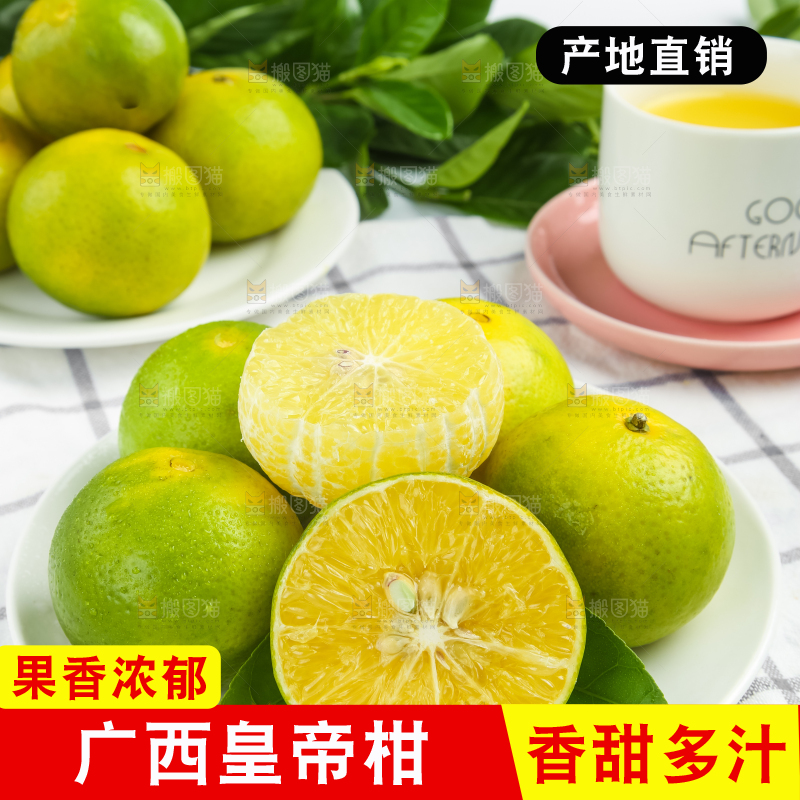 浅底上的皇帝柑