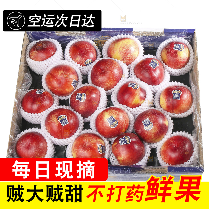 白底上的澳洲油桃