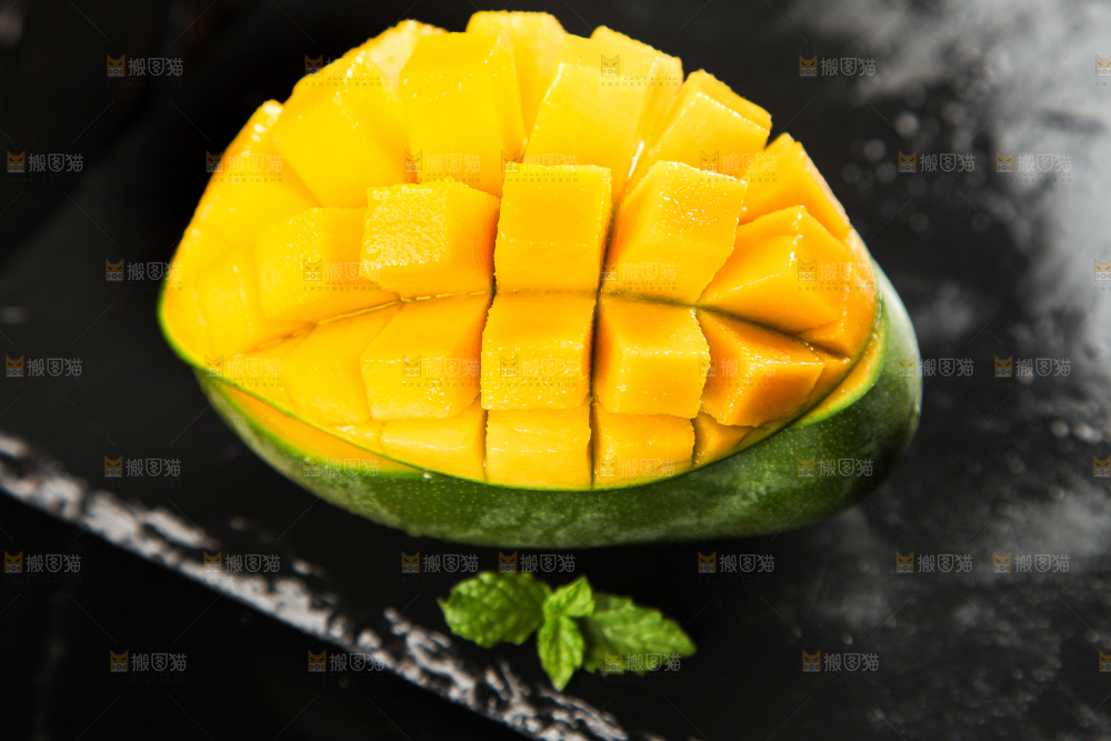 深底上的新鲜大青芒