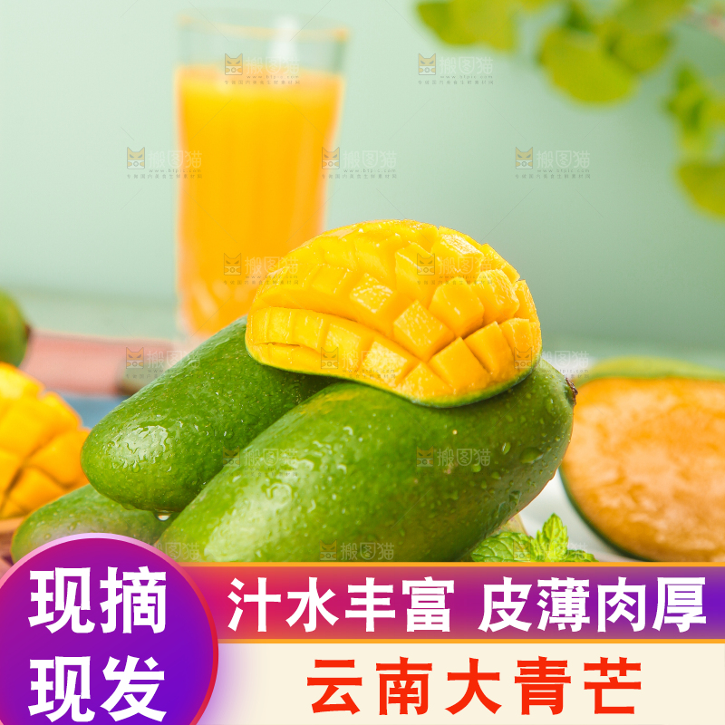 浅底上的新鲜大青芒