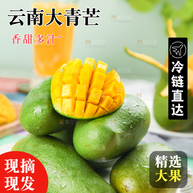 浅底上的新鲜大青芒