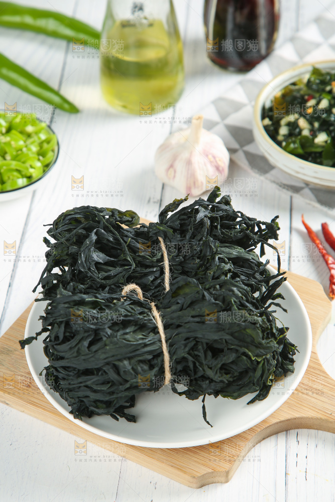 浅底上的裙带菜