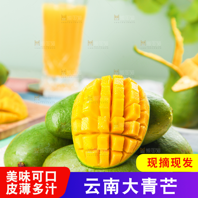 浅底上的新鲜大青芒