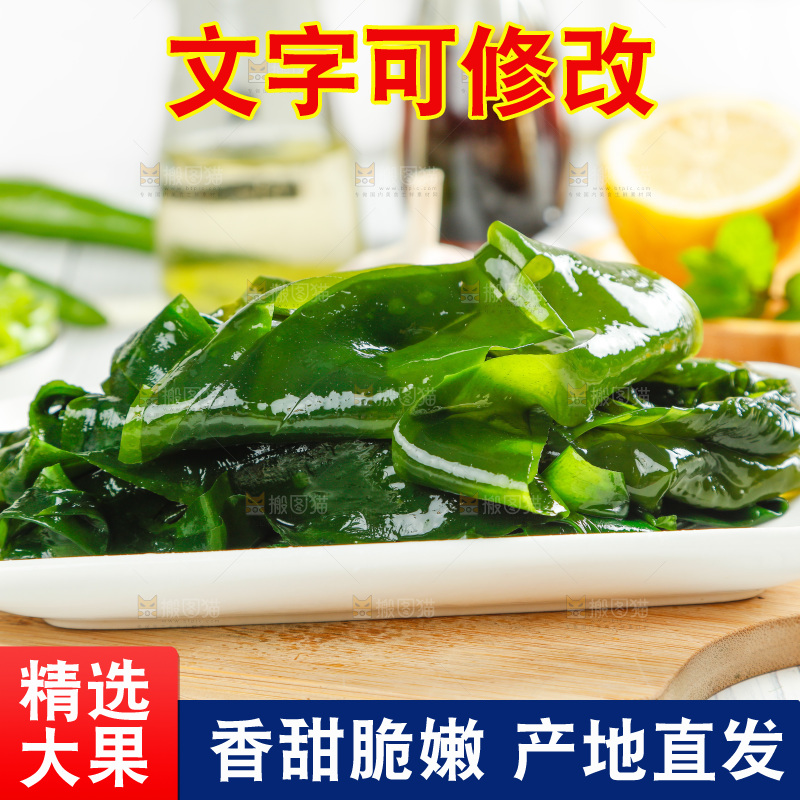 浅底上的裙带菜