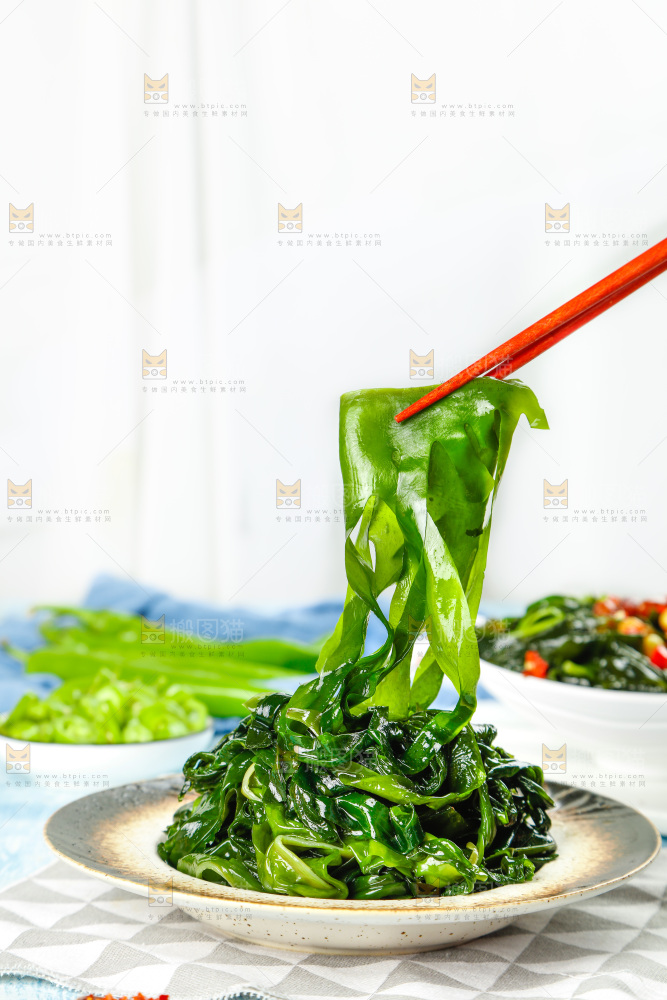 浅底上的裙带菜