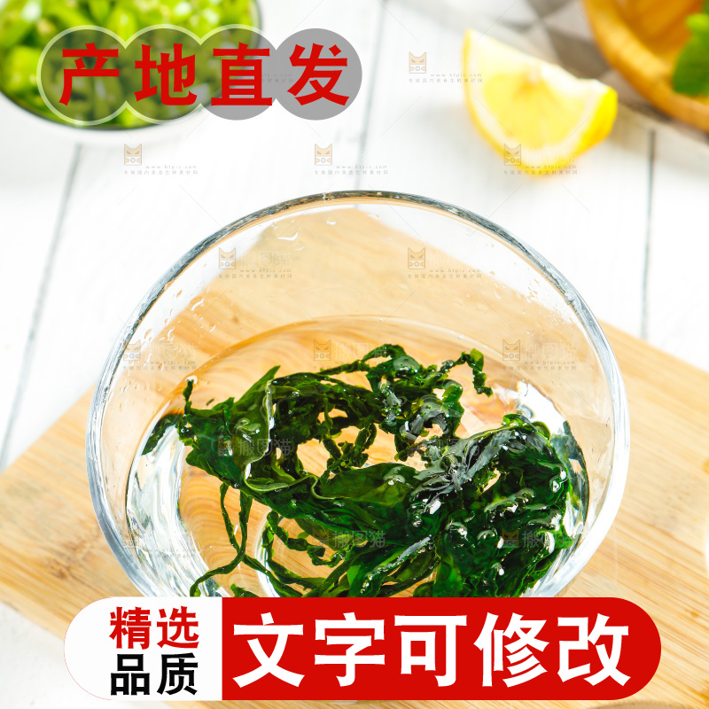 浅底上的裙带菜