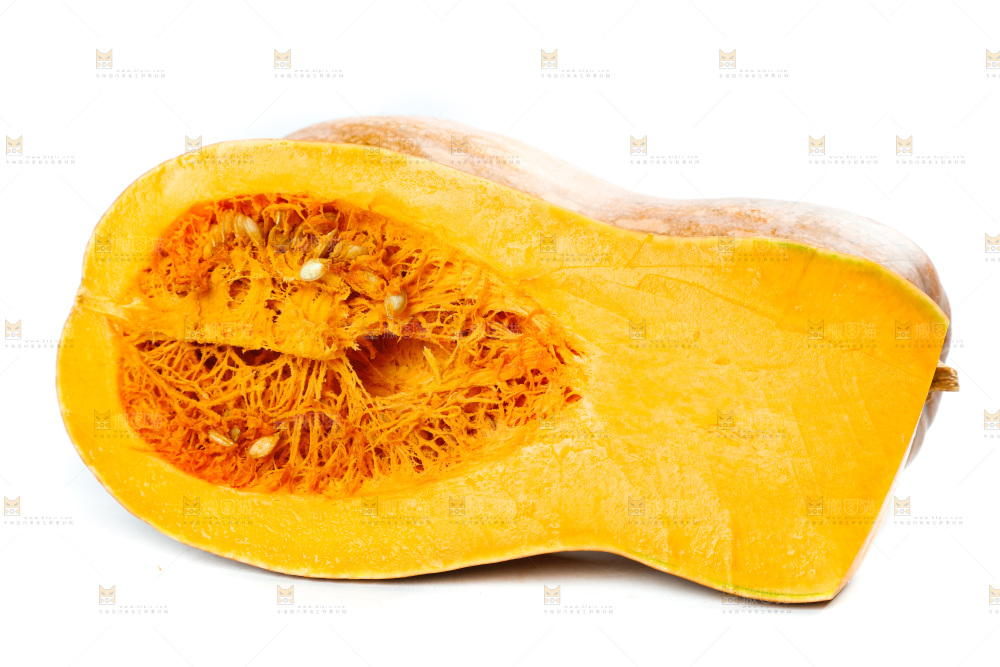 白底上的老南瓜