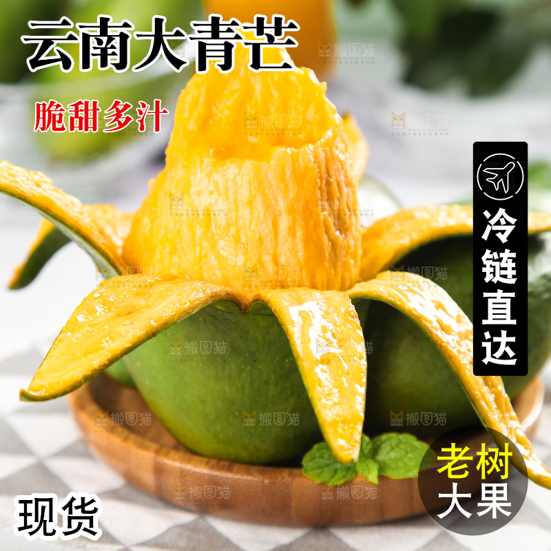 浅底上的新鲜大青芒