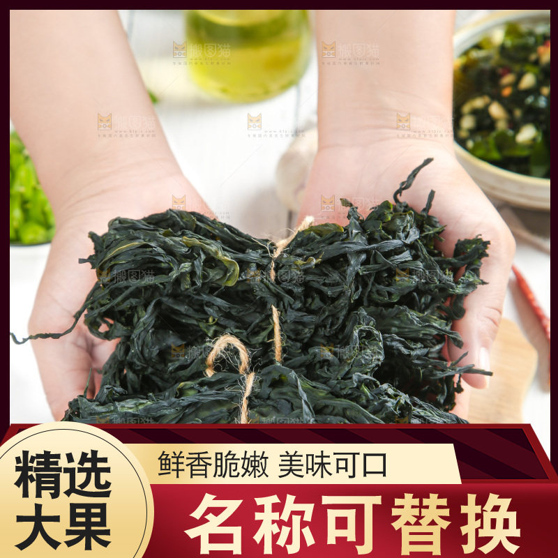 浅底上的裙带菜