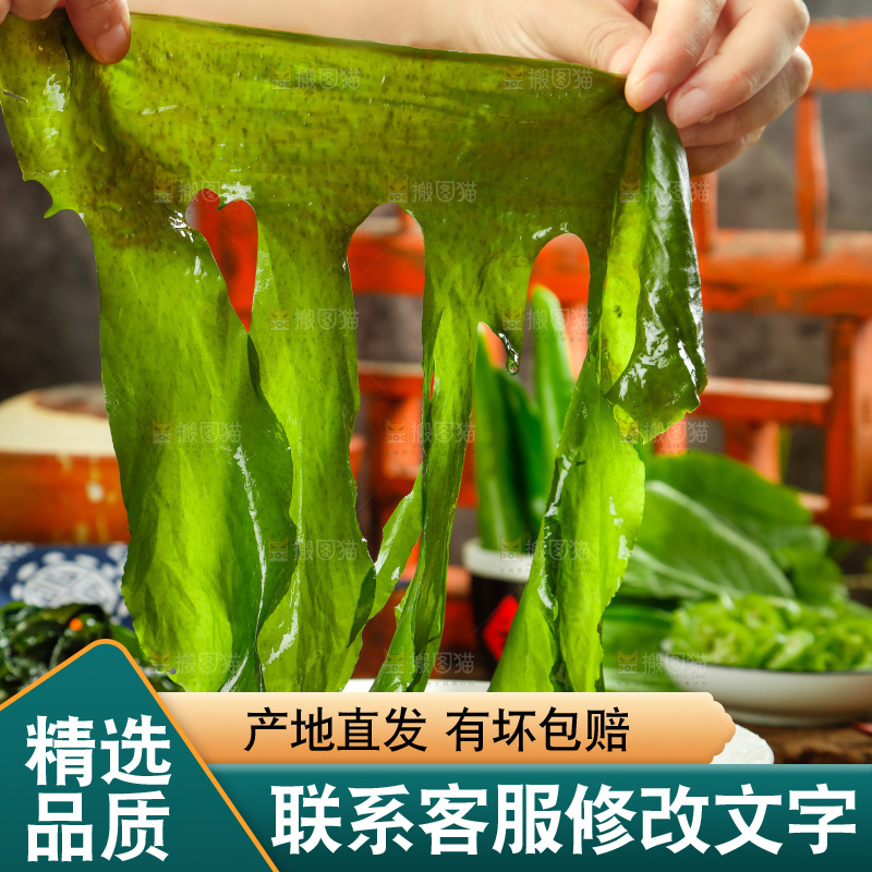 深底上的裙带菜