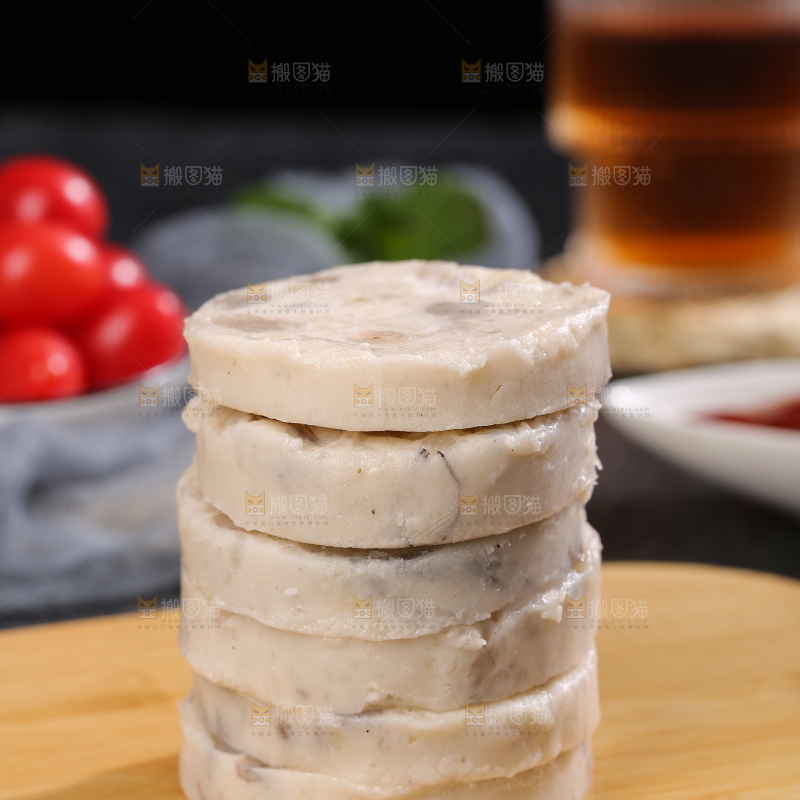 深底上的鲜虾饼