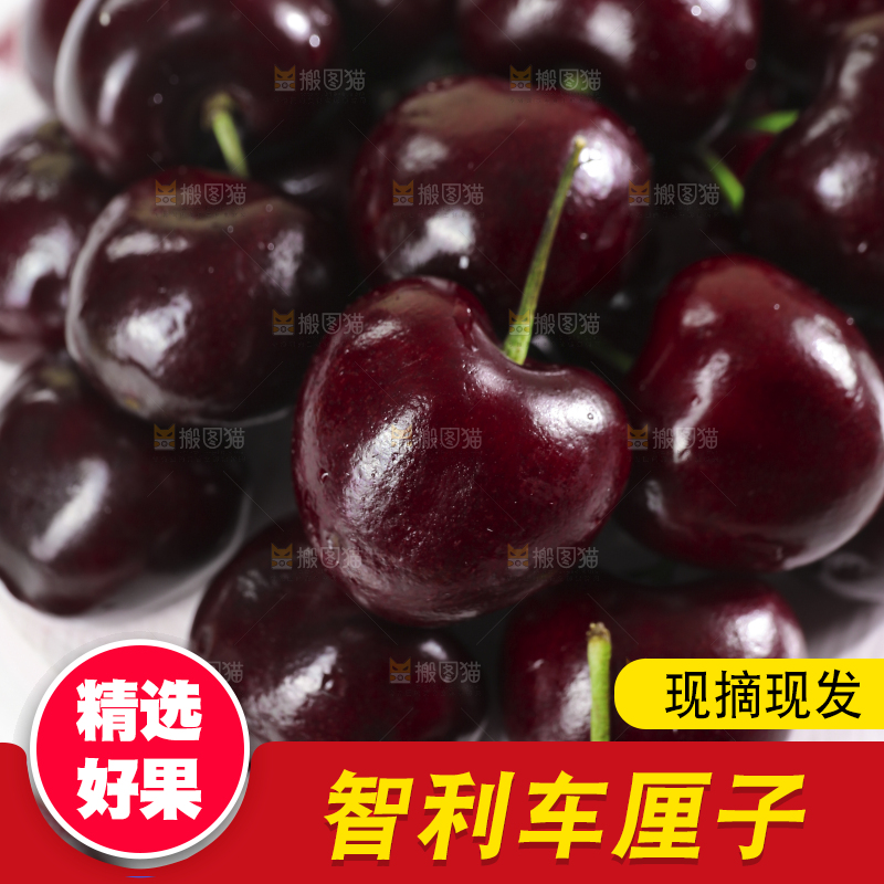 浅底上的智利车厘子
