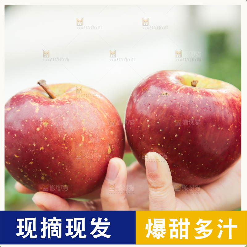 手里拿着昭通丑苹果
