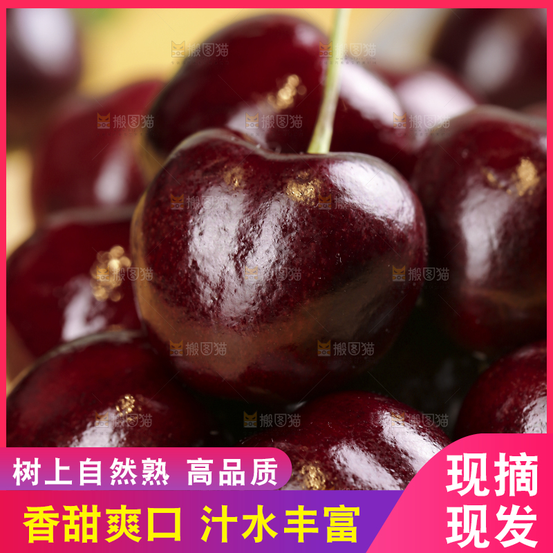 浅底上的智利车厘子