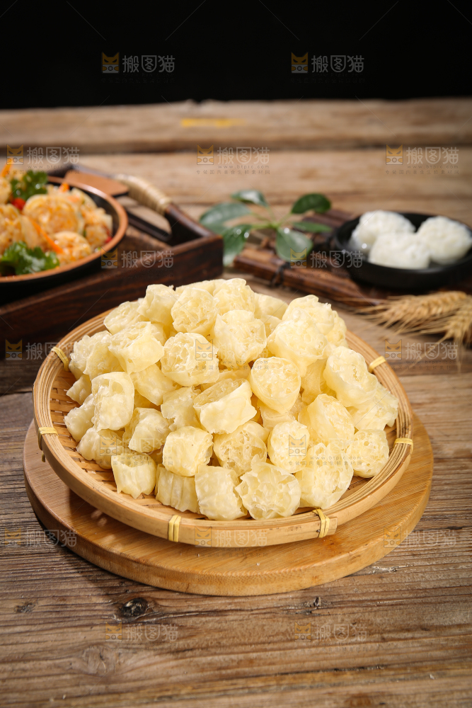 深底上的原味面藕