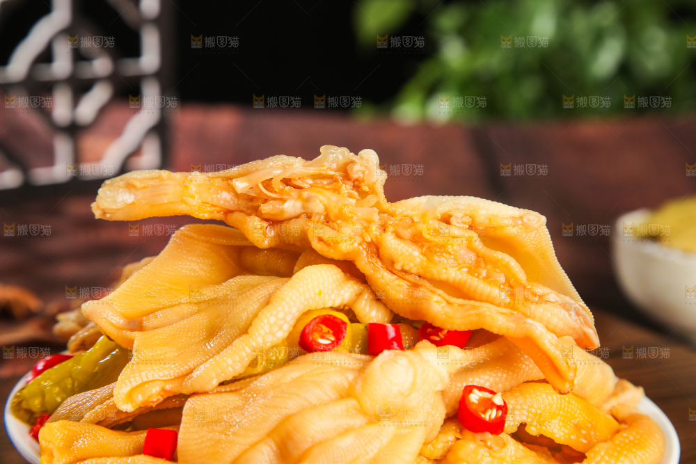 深底上的无骨鸭掌