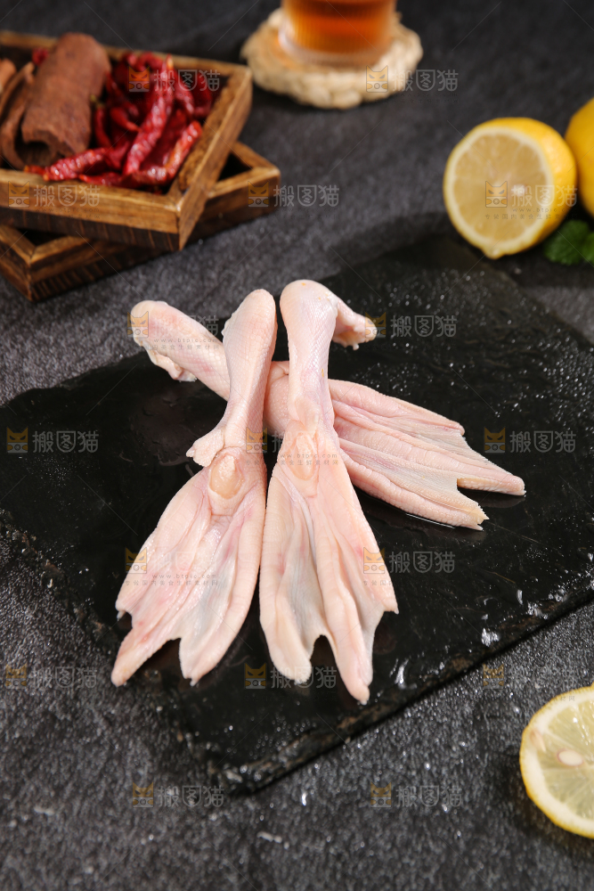 新鲜鸭掌