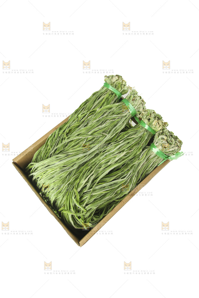 白底上的贡菜
