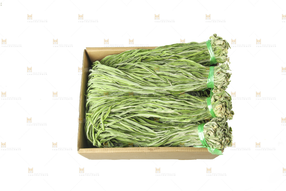白底上的贡菜