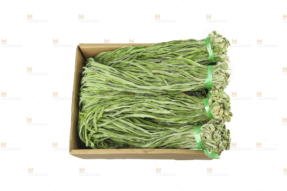 白底上的贡菜