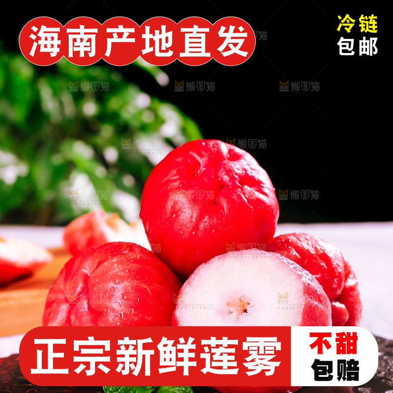 浅底上的莲雾