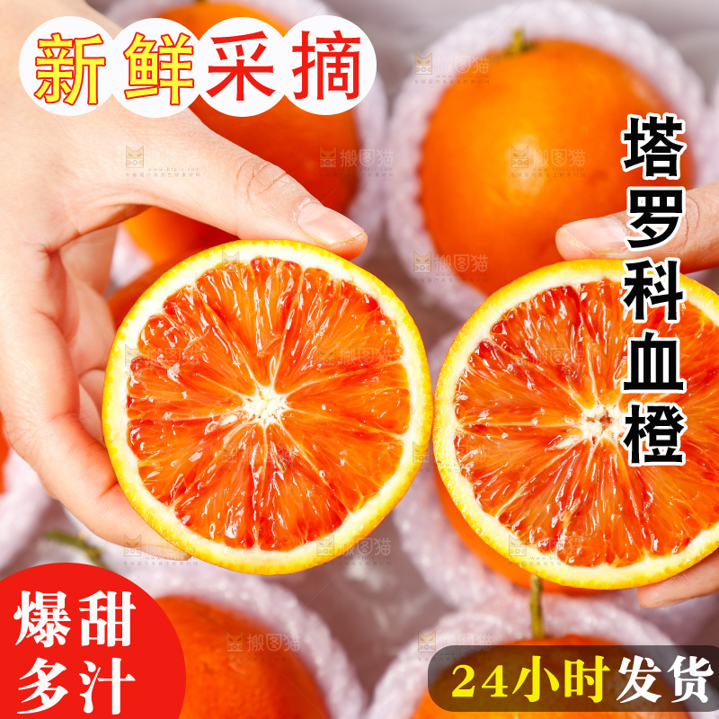 浅底上的塔罗科血橙
