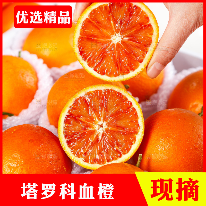 浅底上的塔罗科血橙