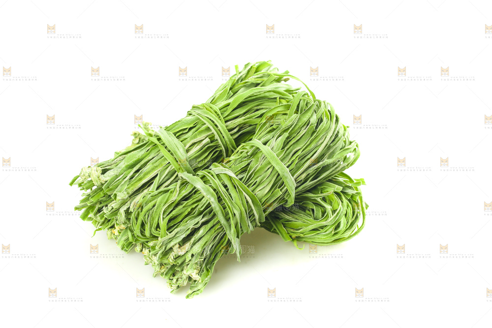 白底上的贡菜