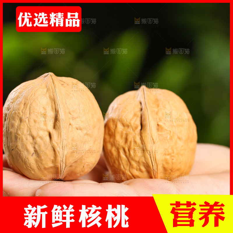 手里拿着核桃