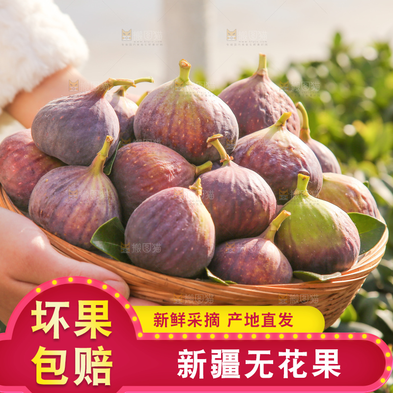 手里拿着无花果