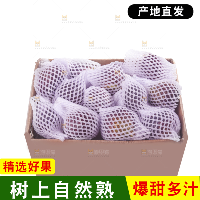 白底上的新鲜无花果