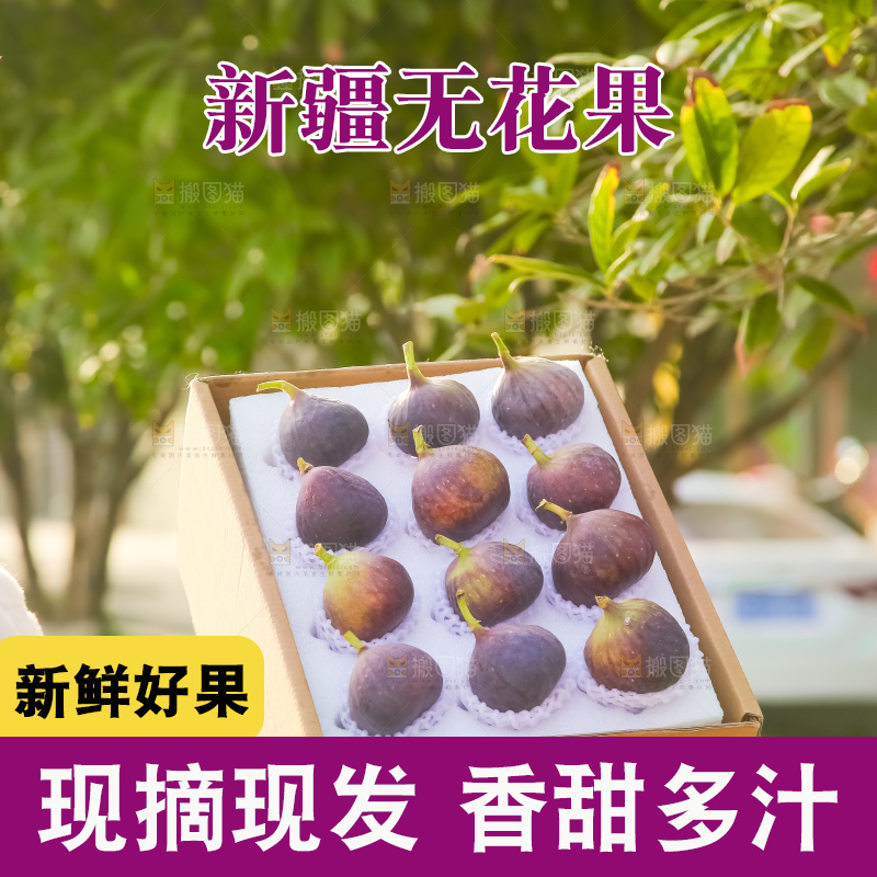 手里拿着无花果