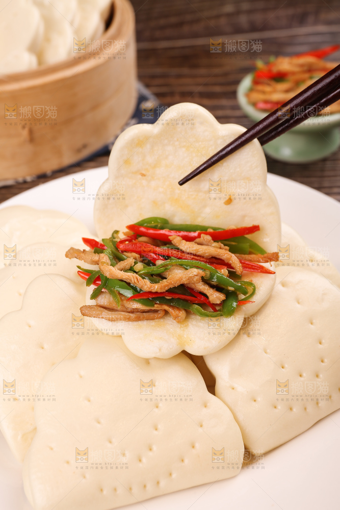 深底上的荷叶饼