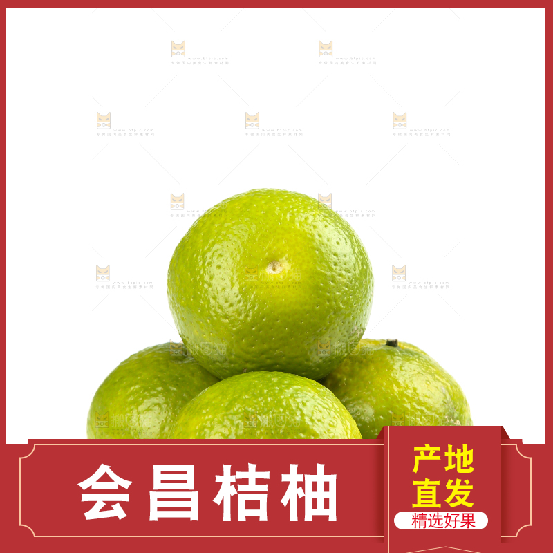 白底上的桔柚