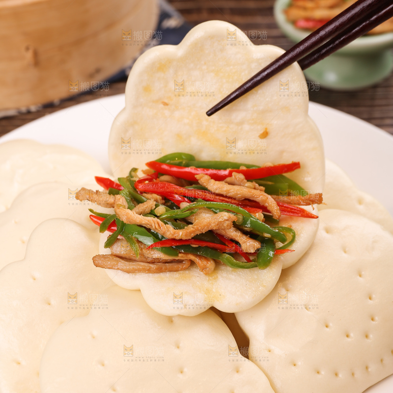 深底上的荷叶饼