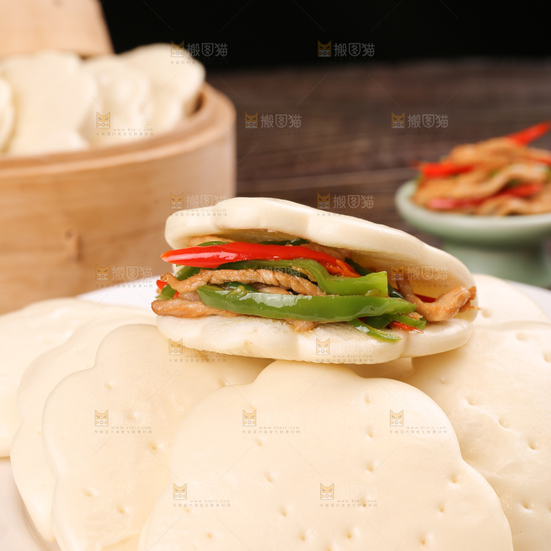 深底上的荷叶饼