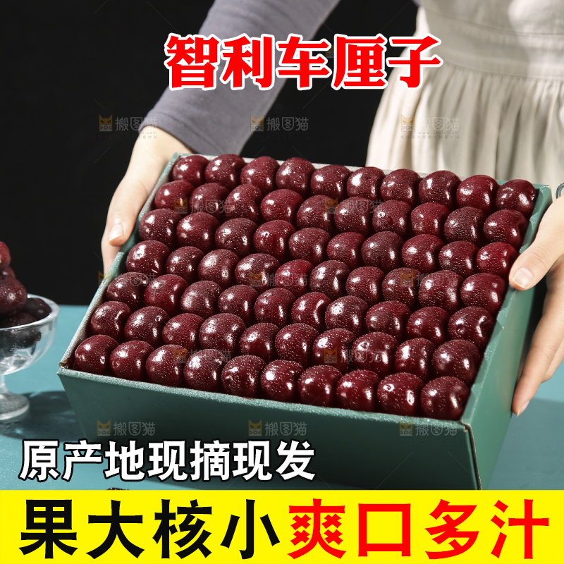 礼盒里的智利车厘子