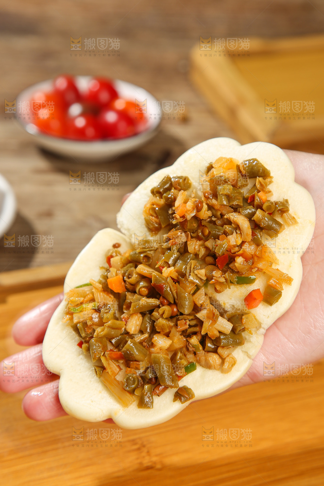 深底上的荷叶饼