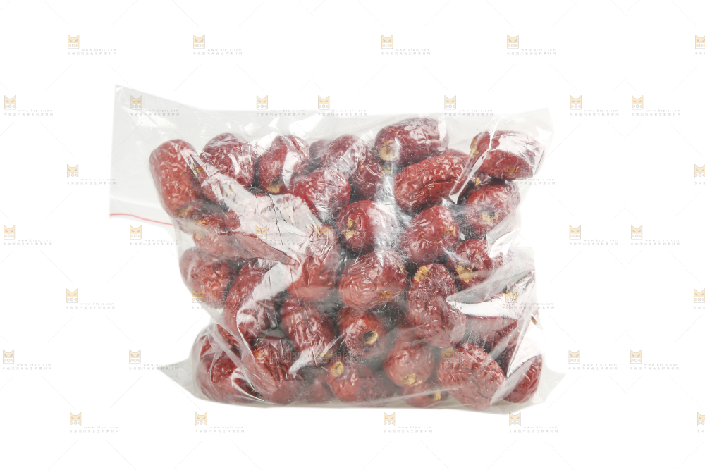 白底上的新疆红枣