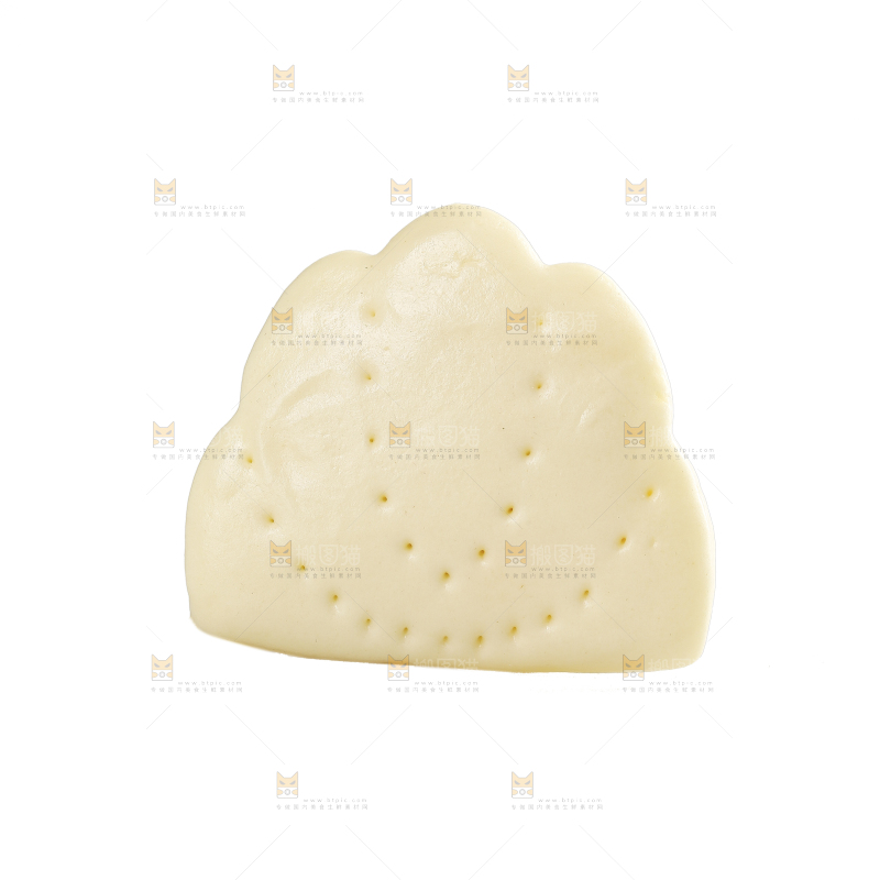白底上的荷叶饼
