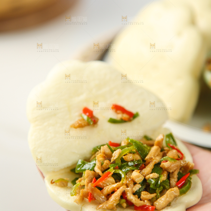 深底上的荷叶饼