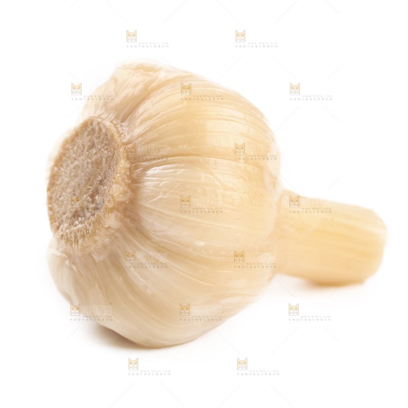 白底上的糖蒜